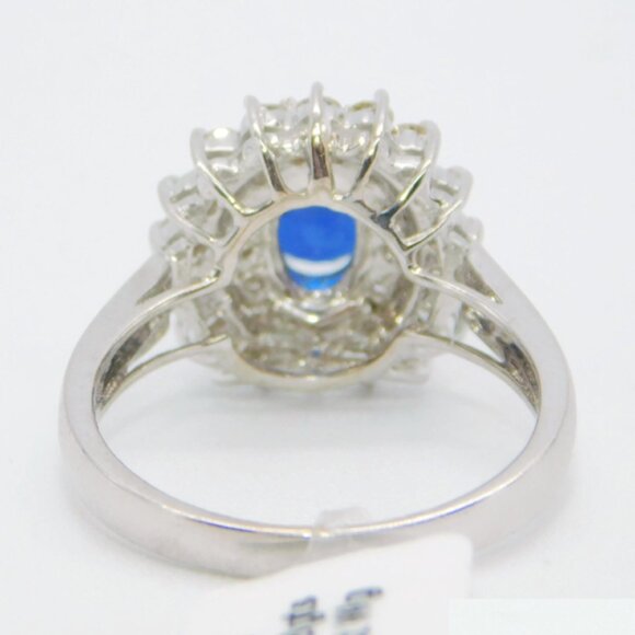 18K Sapphire and Diamond Ring 2.23 Carats - Picture 4 of 11